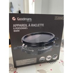 Appareil raclette 6 personnes