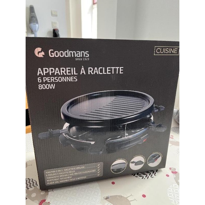 Appareil raclette 6 personnes