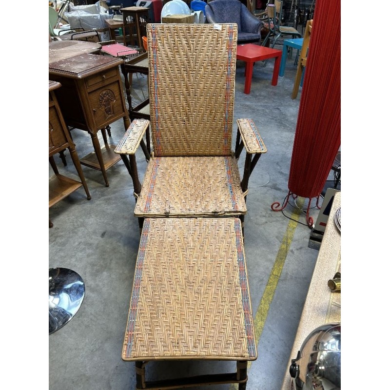 Fauteuil en osier